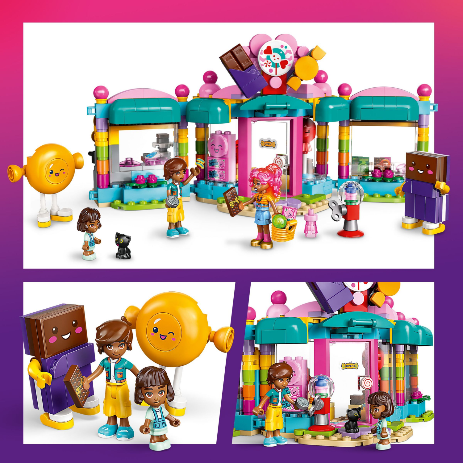 slide 5 of 6, LEGO Friends Heartlake City Candy Store Building Toy 42649, 1 ct