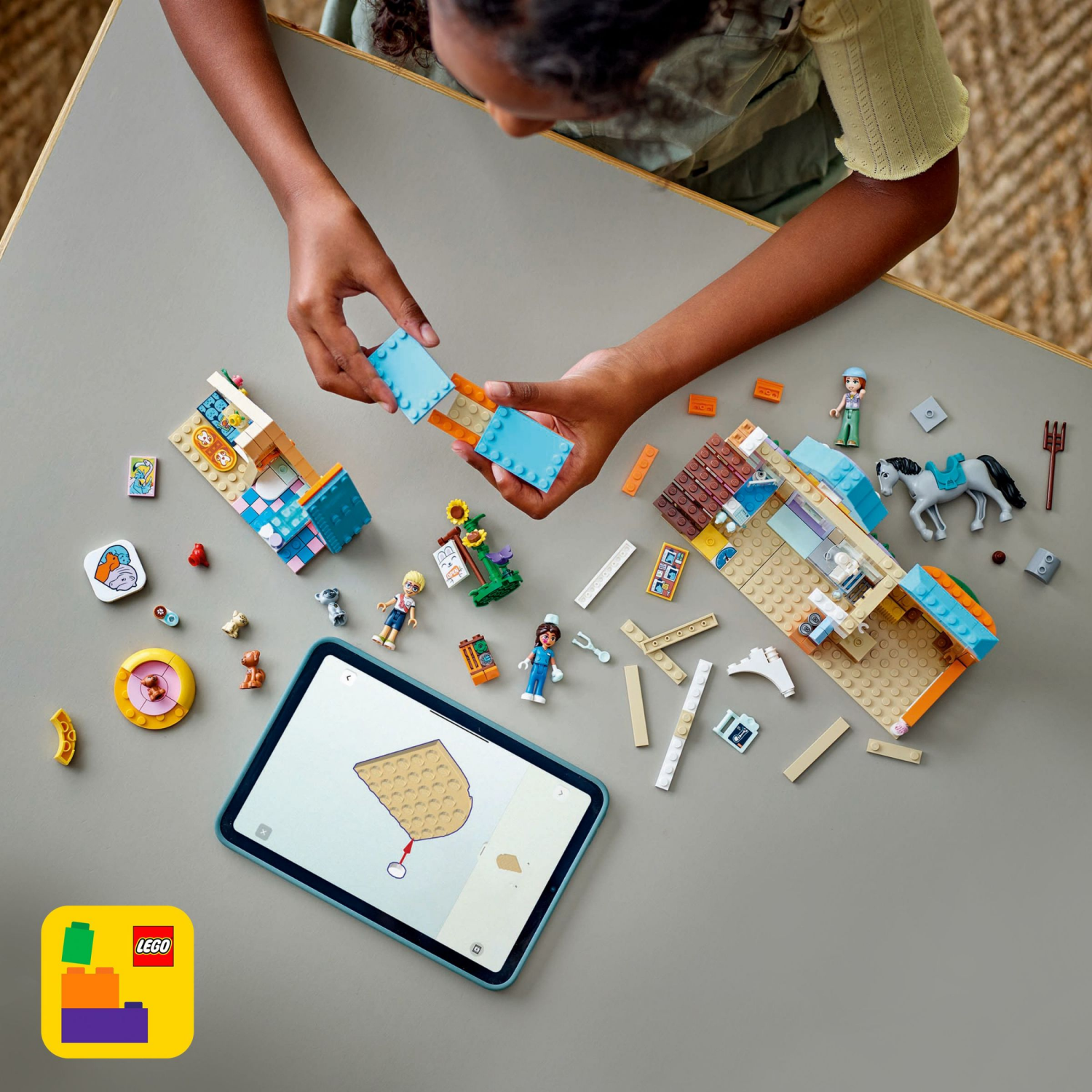 slide 6 of 6, LEGO Friends Horse and Pet Vet Clinic Pretend Play Set 42651, 1 ct