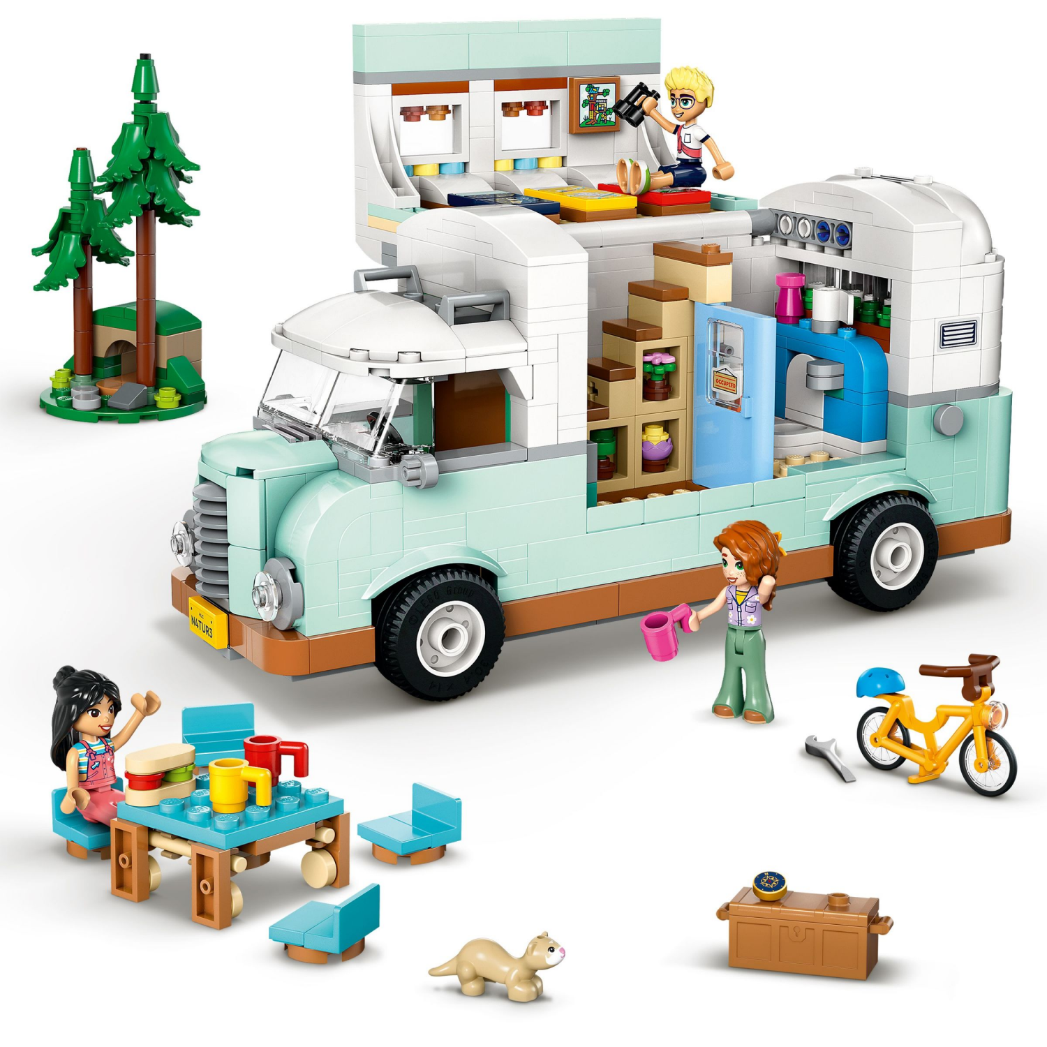 slide 5 of 6, LEGO Friends Friendship Camper Van Adventure Building Set 42663, 1 ct