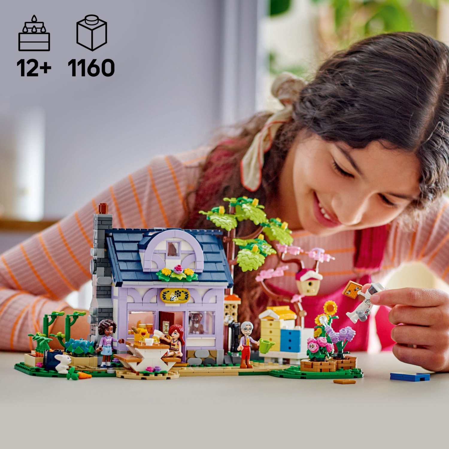 slide 2 of 6, LEGO Friends Beekeepers House and Flower Garden Building Kit 42669, 1 ct