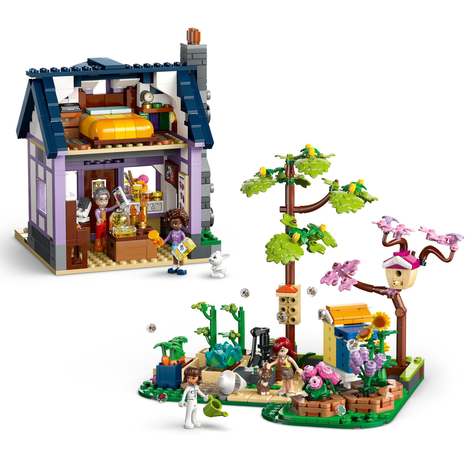 slide 3 of 6, LEGO Friends Beekeepers House and Flower Garden Building Kit 42669, 1 ct