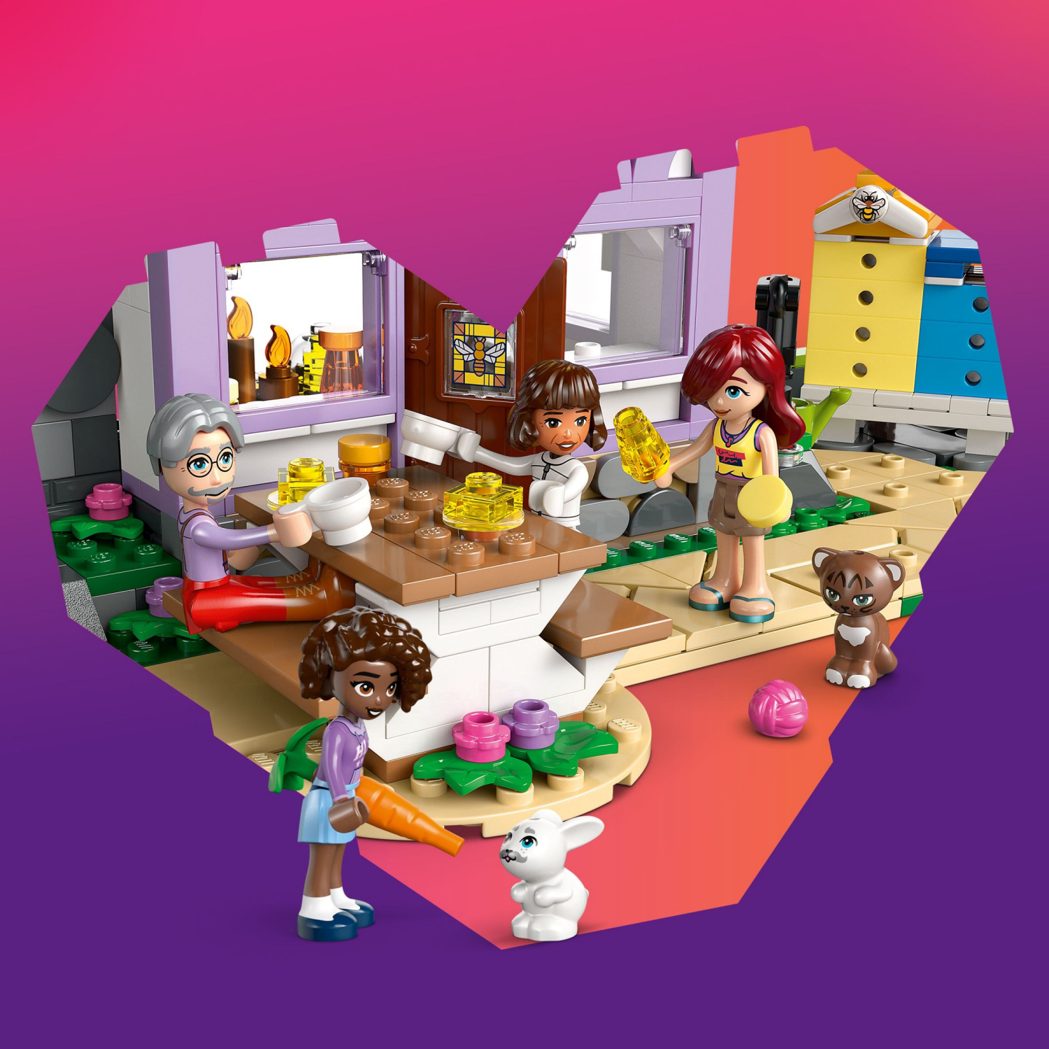 slide 4 of 6, LEGO Friends Beekeepers House and Flower Garden Building Kit 42669, 1 ct