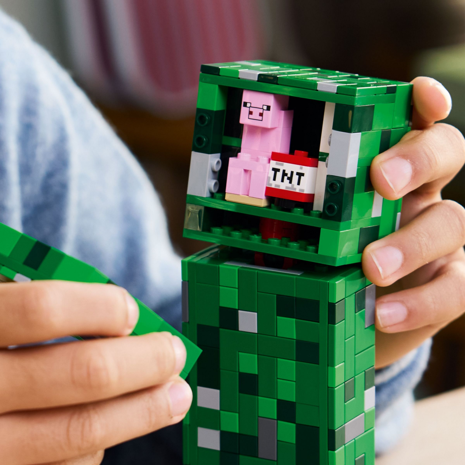 slide 5 of 6, LEGO Minecraft The Creeper Gaming Kids Toy 21276, 1 ct