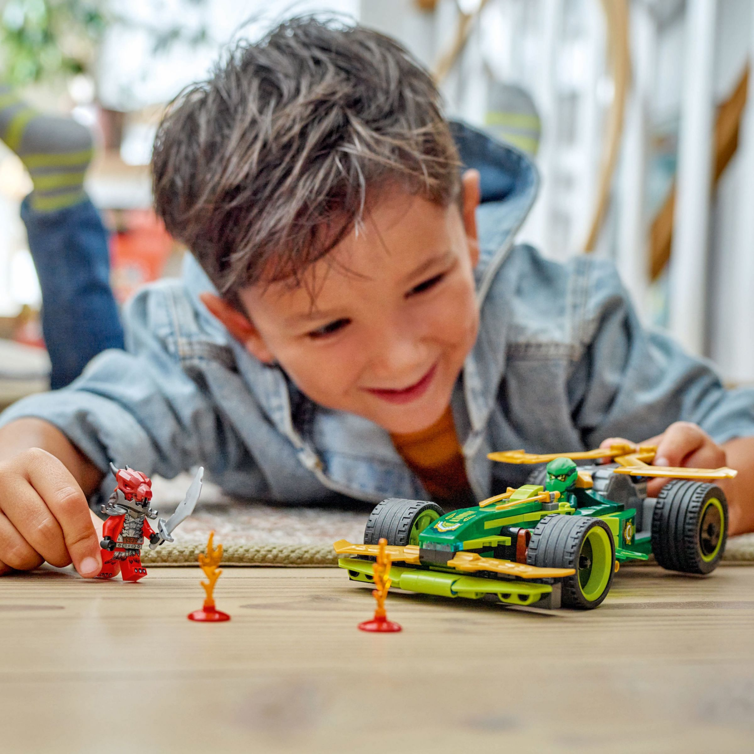 slide 5 of 6, LEGO NINJAGO Lloyd's Pull-Back Race Car Building Toy 71828, 1 ct