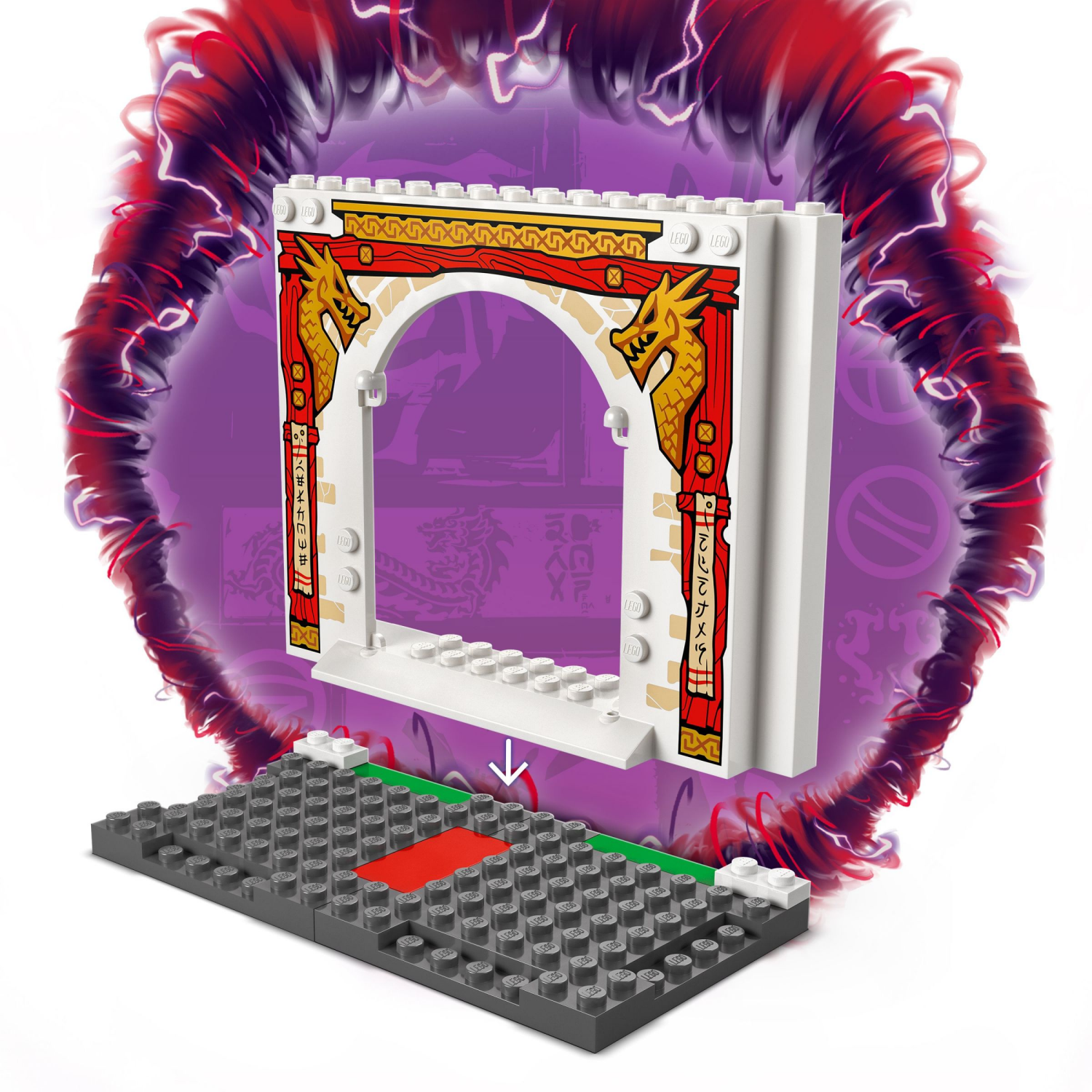 slide 3 of 6, LEGO NINJAGO Ninja Spinjitzu Temple Building Toy 71831, 1 ct