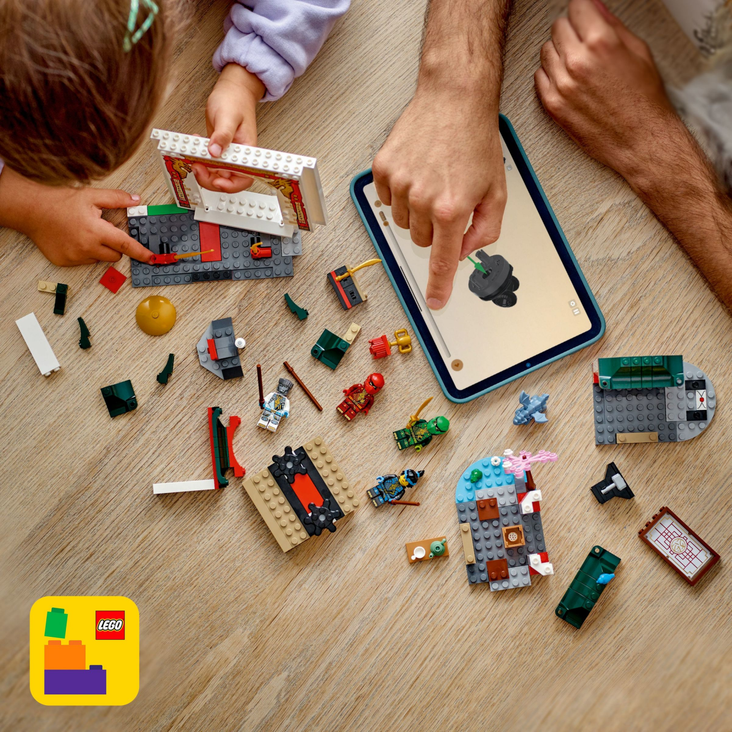 slide 4 of 6, LEGO NINJAGO Ninja Spinjitzu Temple Building Toy 71831, 1 ct