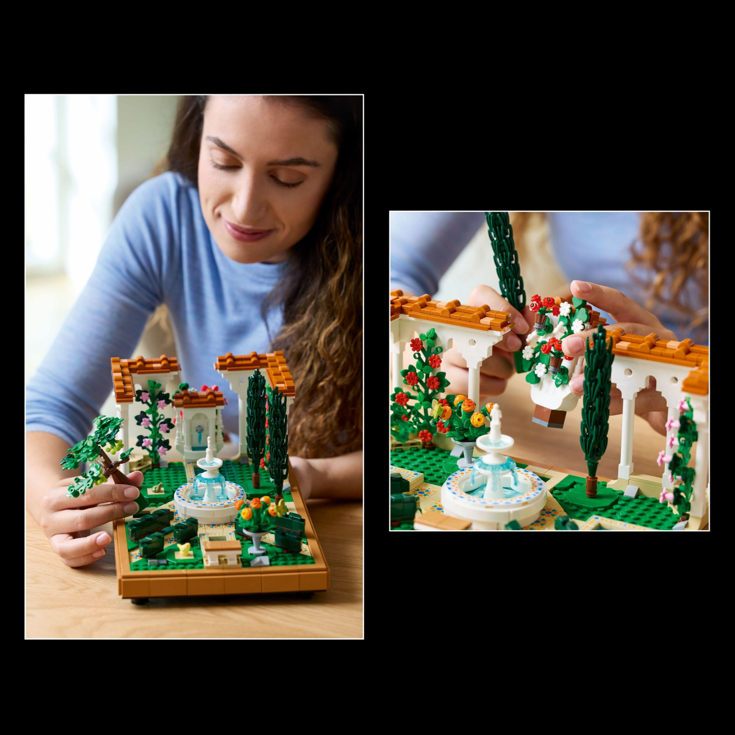 slide 6 of 6, LEGO Icons Fountain Garden Building Set for Adults 10359, 1 ct