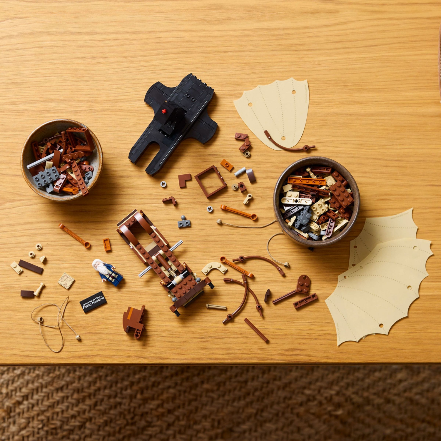 slide 3 of 6, LEGO Icons Leonardo da Vinci's Flying Machine Ornithopter Building Set for Adults 10363, 1 ct