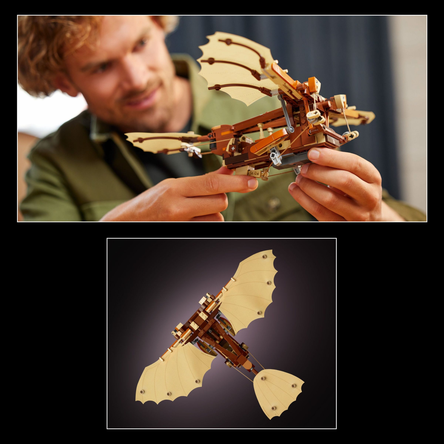 slide 4 of 6, LEGO Icons Leonardo da Vinci's Flying Machine Ornithopter Building Set for Adults 10363, 1 ct