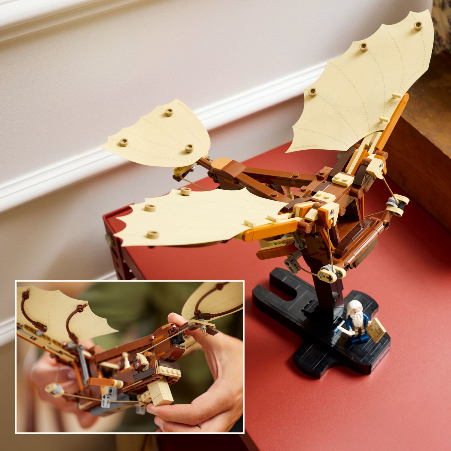 slide 5 of 6, LEGO Icons Leonardo da Vinci's Flying Machine Ornithopter Building Set for Adults 10363, 1 ct
