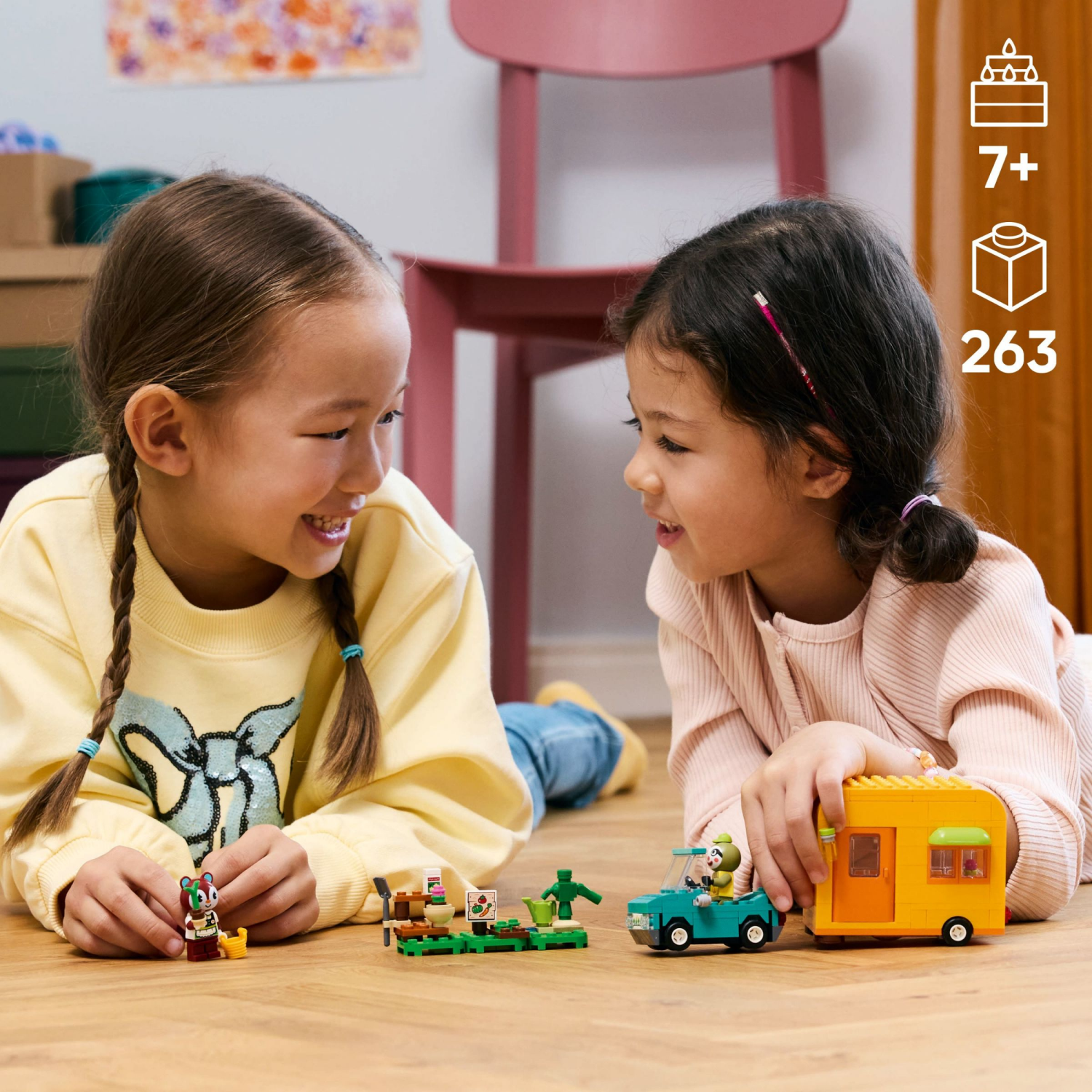 slide 2 of 6, LEGO Animal Crossing Leif's Caravan & Garden Shop Building Toy 77054, 1 ct