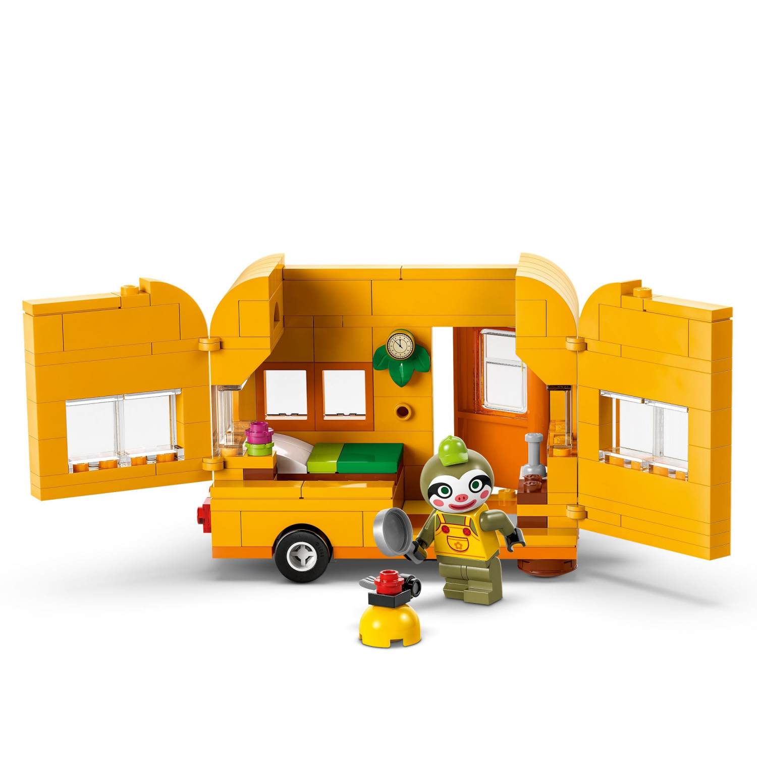 slide 3 of 6, LEGO Animal Crossing Leif's Caravan & Garden Shop Building Toy 77054, 1 ct