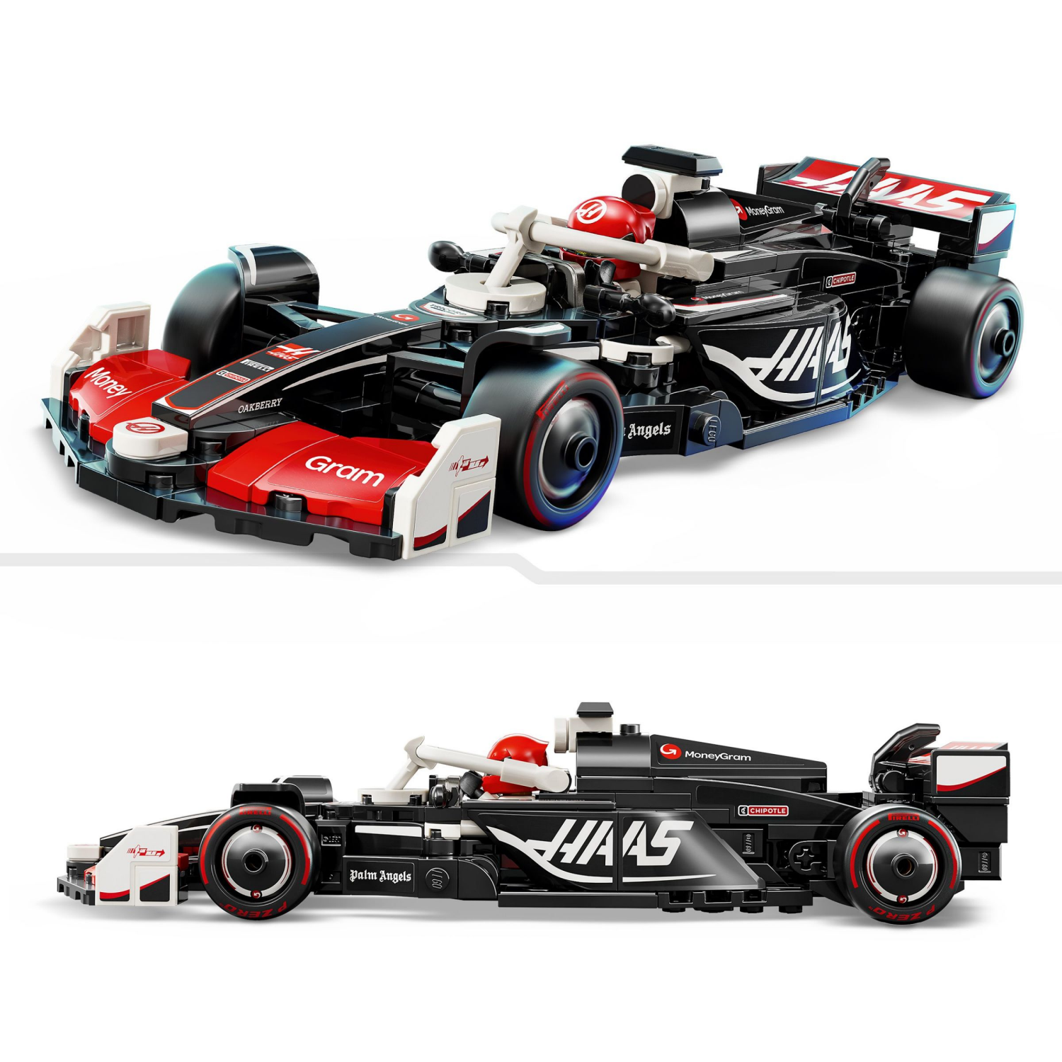 slide 4 of 6, LEGO Speed Champions MoneyGram Haas F1 Team VF-24 Race Car Building Set 77250, 1 ct
