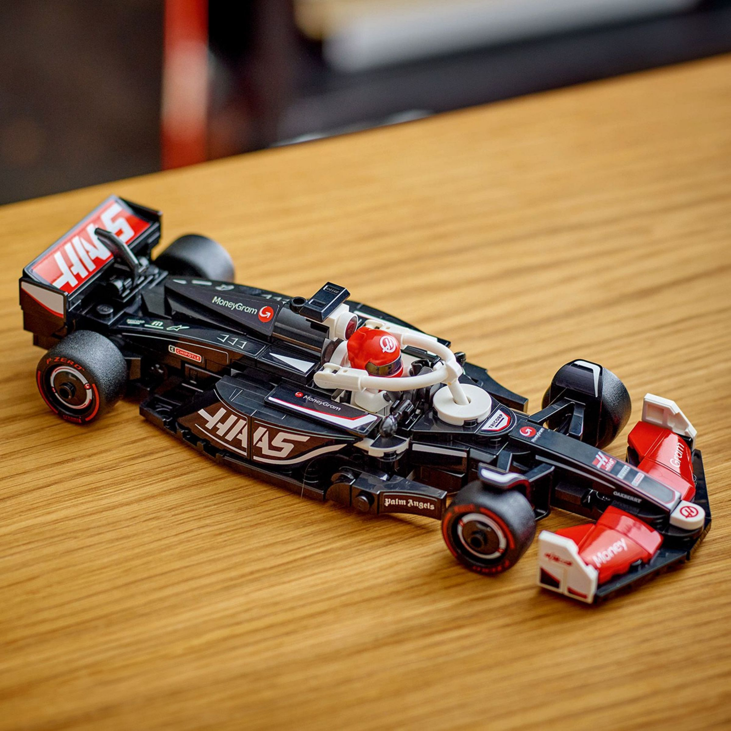 slide 5 of 6, LEGO Speed Champions MoneyGram Haas F1 Team VF-24 Race Car Building Set 77250, 1 ct