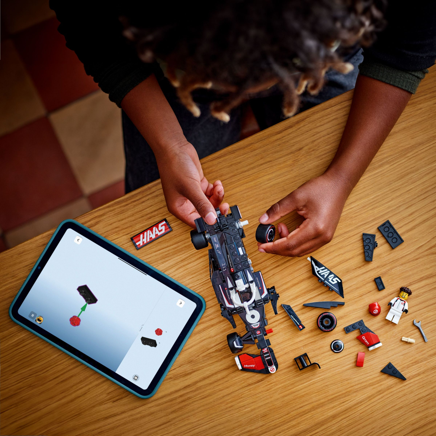 slide 6 of 6, LEGO Speed Champions MoneyGram Haas F1 Team VF-24 Race Car Building Set 77250, 1 ct