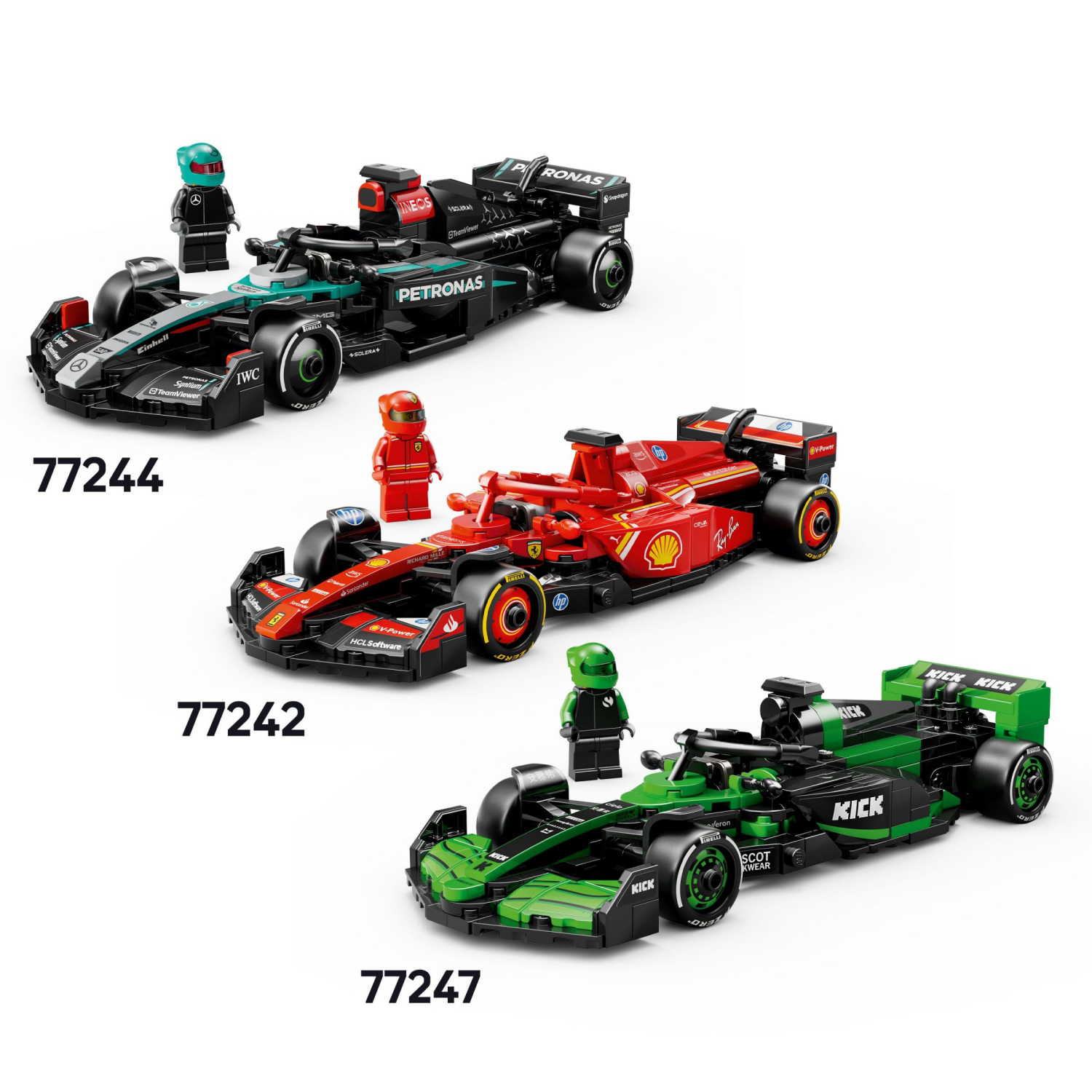 slide 6 of 6, LEGO Speed Champions McLaren F1 Team MCL38 Race Car Toy Building Set 77251, 1 ct