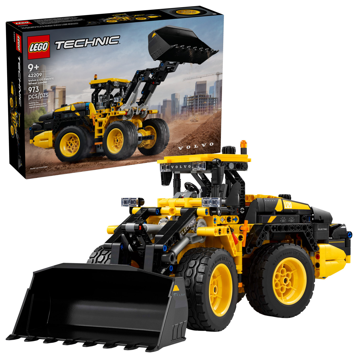 slide 1 of 6, LEGO Technic Volvo L120 Electric Wheel Loader 42209, 1 ct