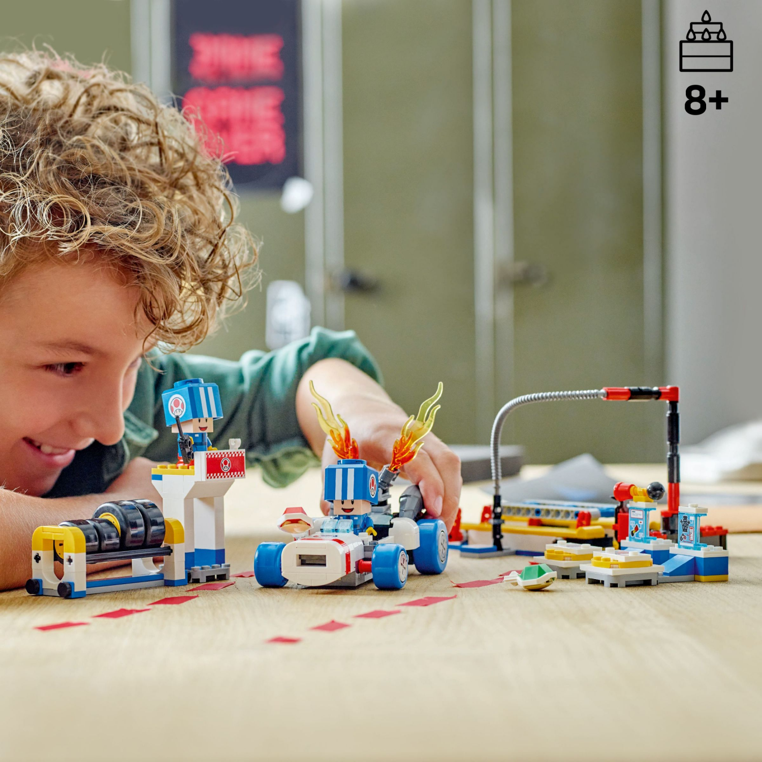 slide 2 of 6, LEGO Super Mario: Mario Kart Toad's Garage Building Toy 72035, 1 ct