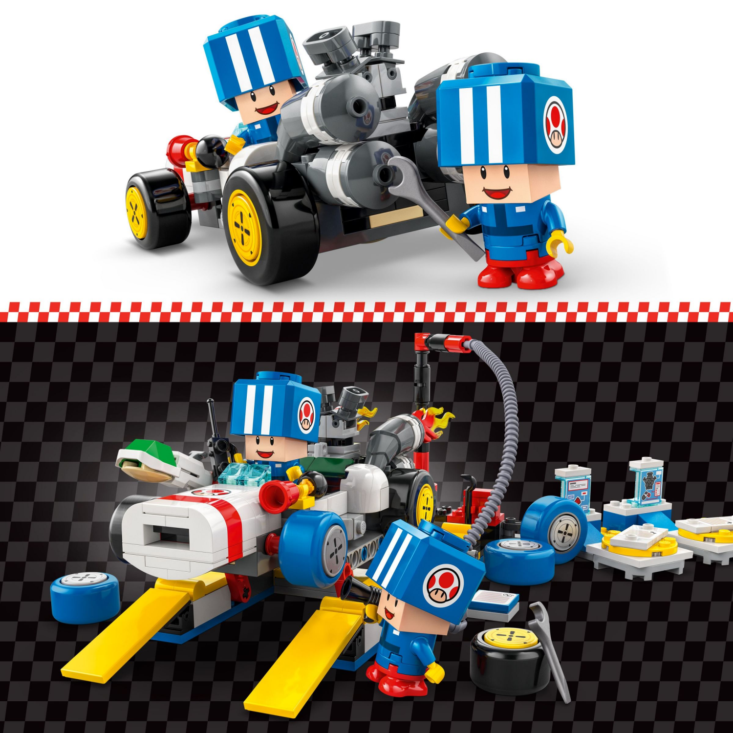 slide 5 of 6, LEGO Super Mario: Mario Kart Toad's Garage Building Toy 72035, 1 ct