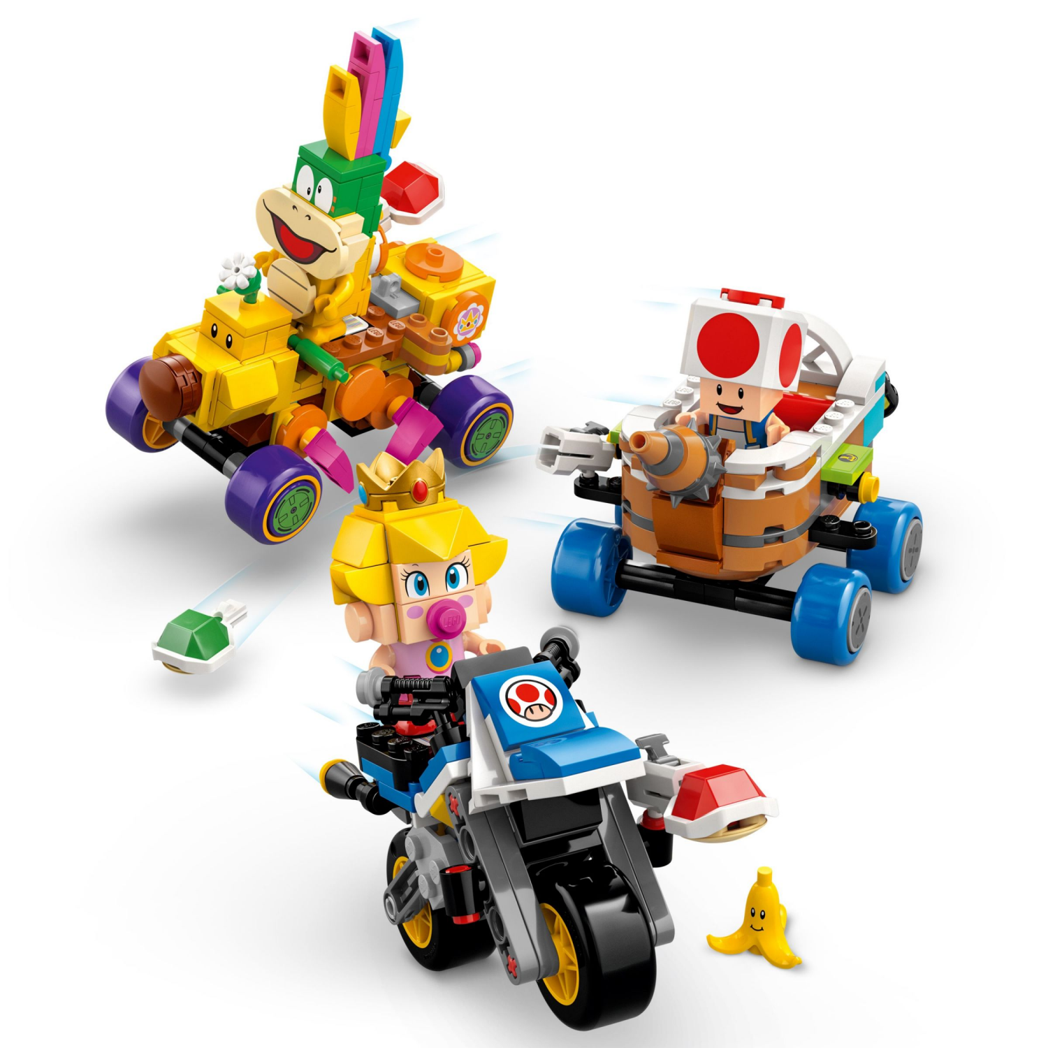 slide 3 of 6, LEGO Super Mario: Mario Kart Baby Peach & Grand Prix Set 72036, 1 ct