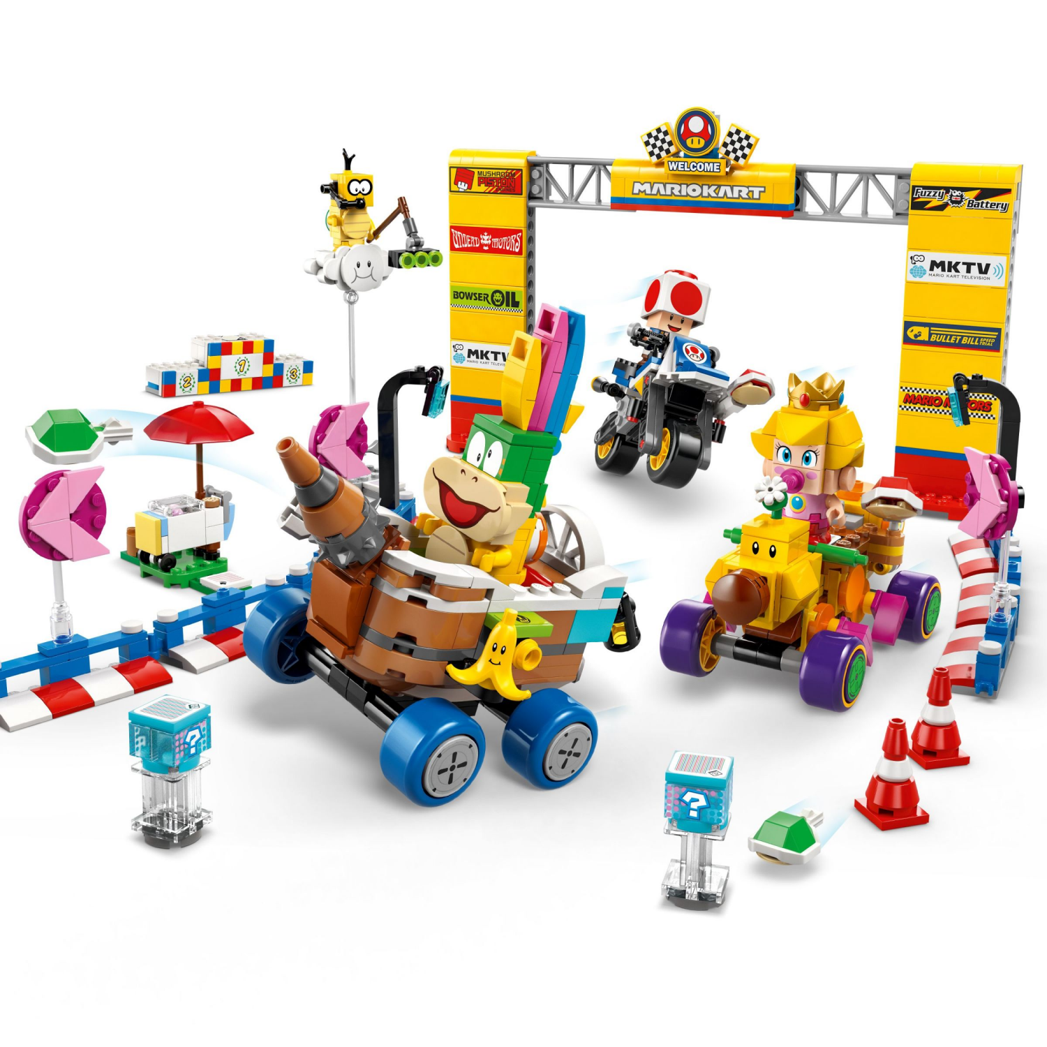 slide 5 of 6, LEGO Super Mario: Mario Kart Baby Peach & Grand Prix Set 72036, 1 ct