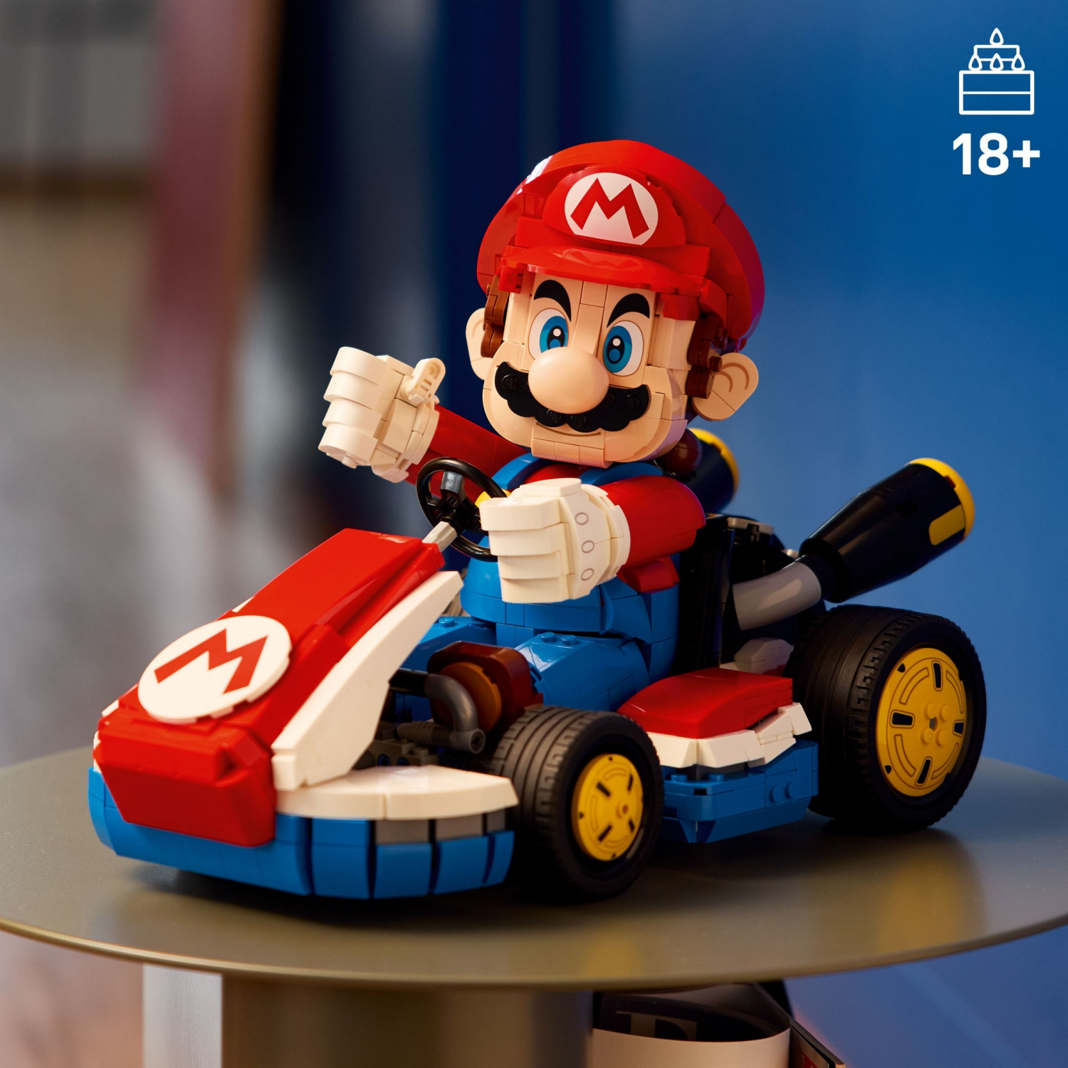 slide 2 of 6, LEGO Super Mario: Mario Kart Mario & Standard Kart 72037, 1 ct