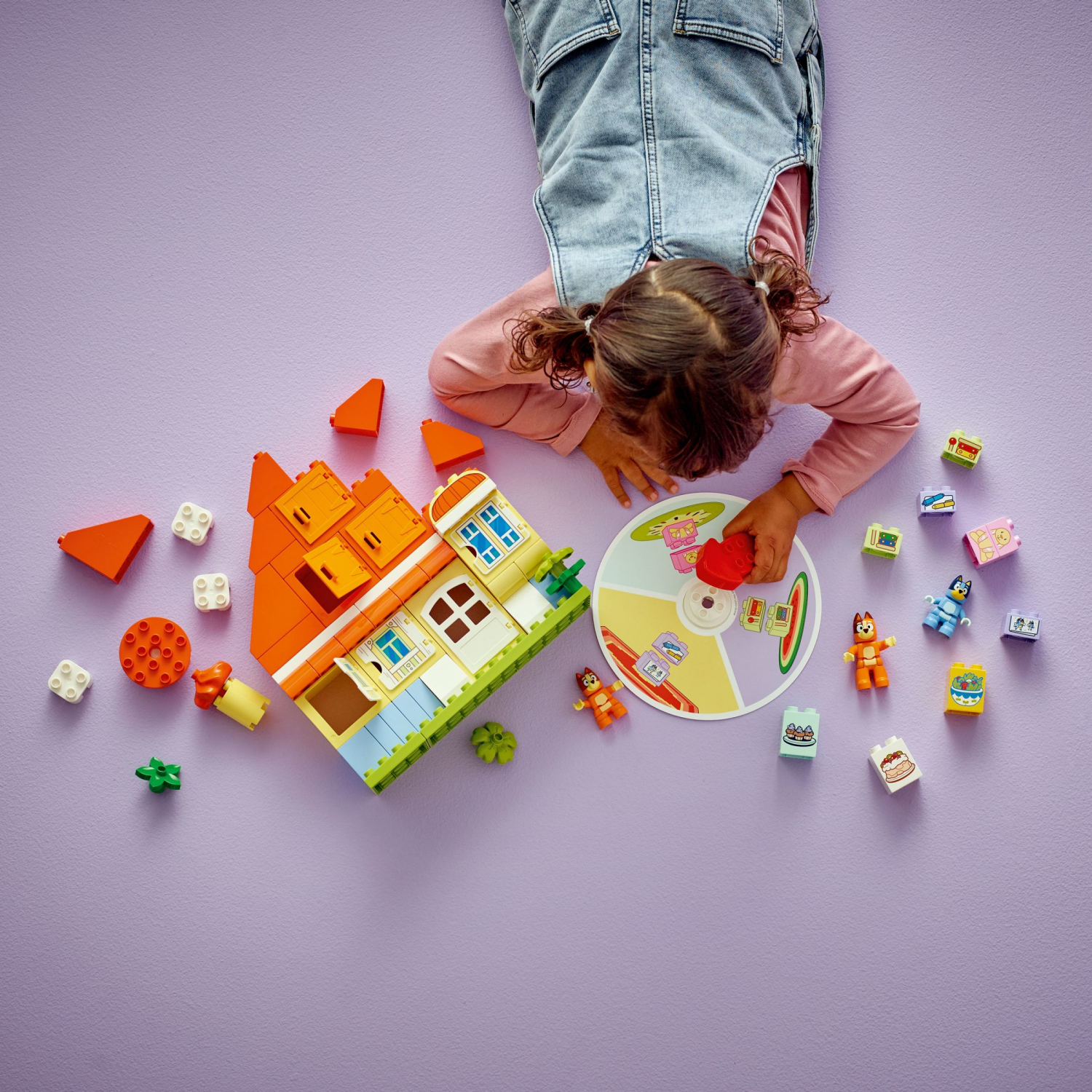 slide 3 of 6, LEGO DUPLO Bluey: Blueys Family House with Memory Game 10459, 1 ct