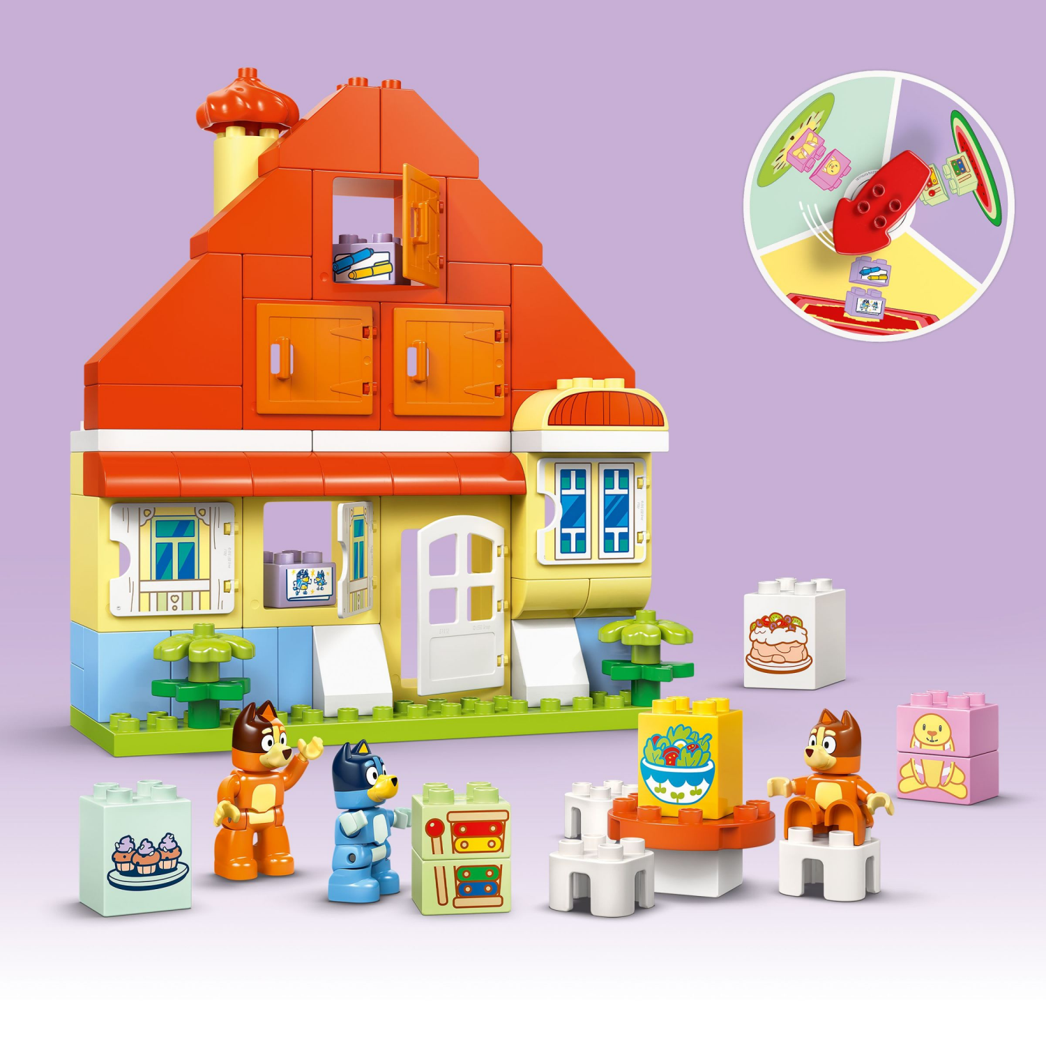 slide 5 of 6, LEGO DUPLO Bluey: Blueys Family House with Memory Game 10459, 1 ct