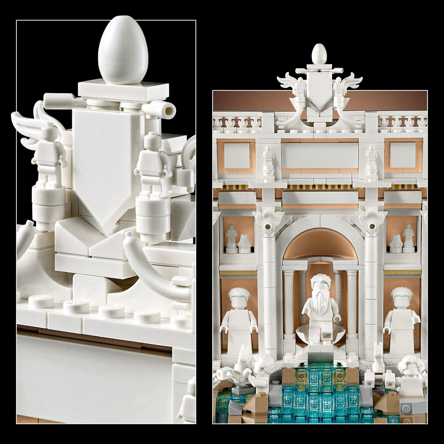 slide 4 of 6, LEGO Architecture Trevi Fountain Building Set for Adults 21062, 1 ct
