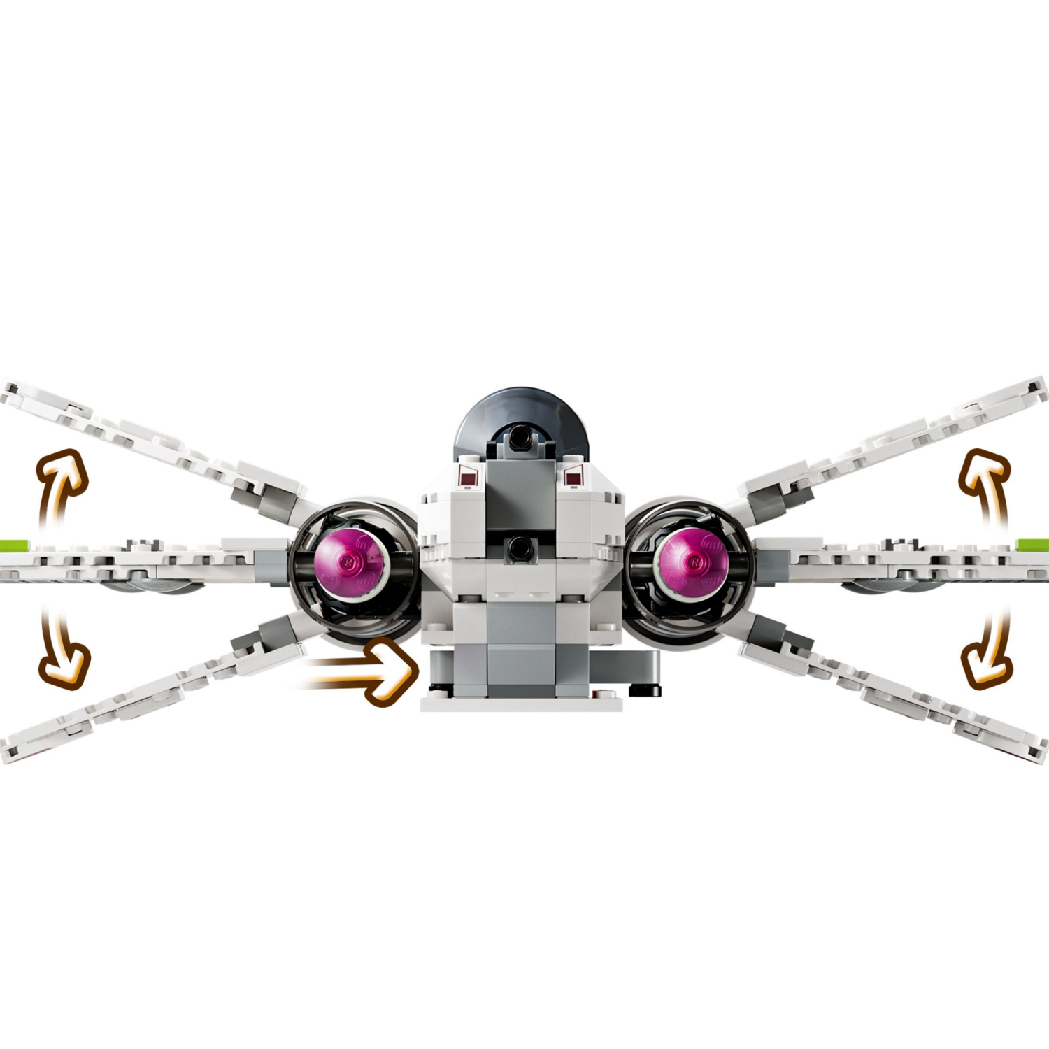 slide 4 of 6, LEGO Star Wars: Revenge of the Sith ARC-170 Starfighter Spaceship Building Toy 75402, 1 ct