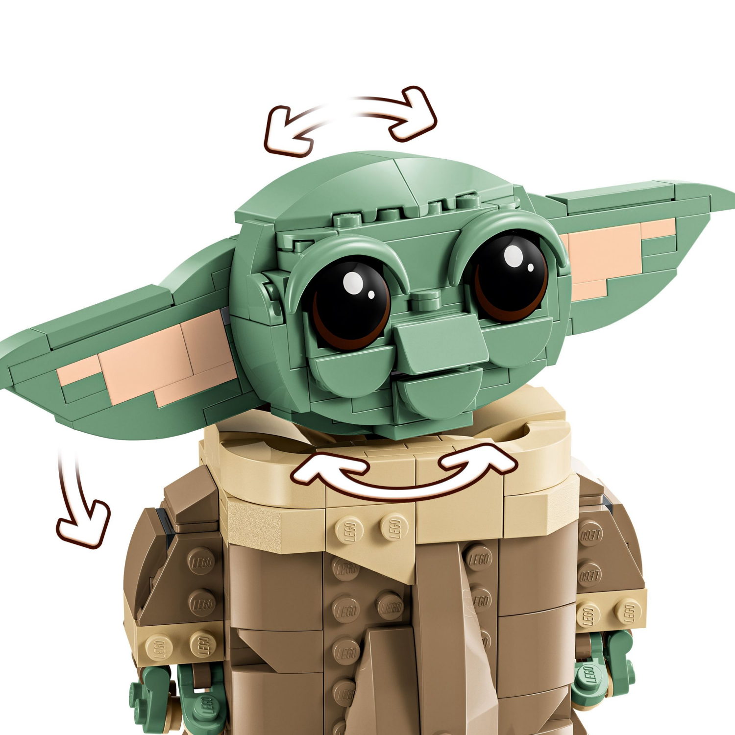slide 3 of 6, LEGO Star Wars The Mandalorian: Grogu with Hover Pram Buildable Toy Figure 75403, 1 ct