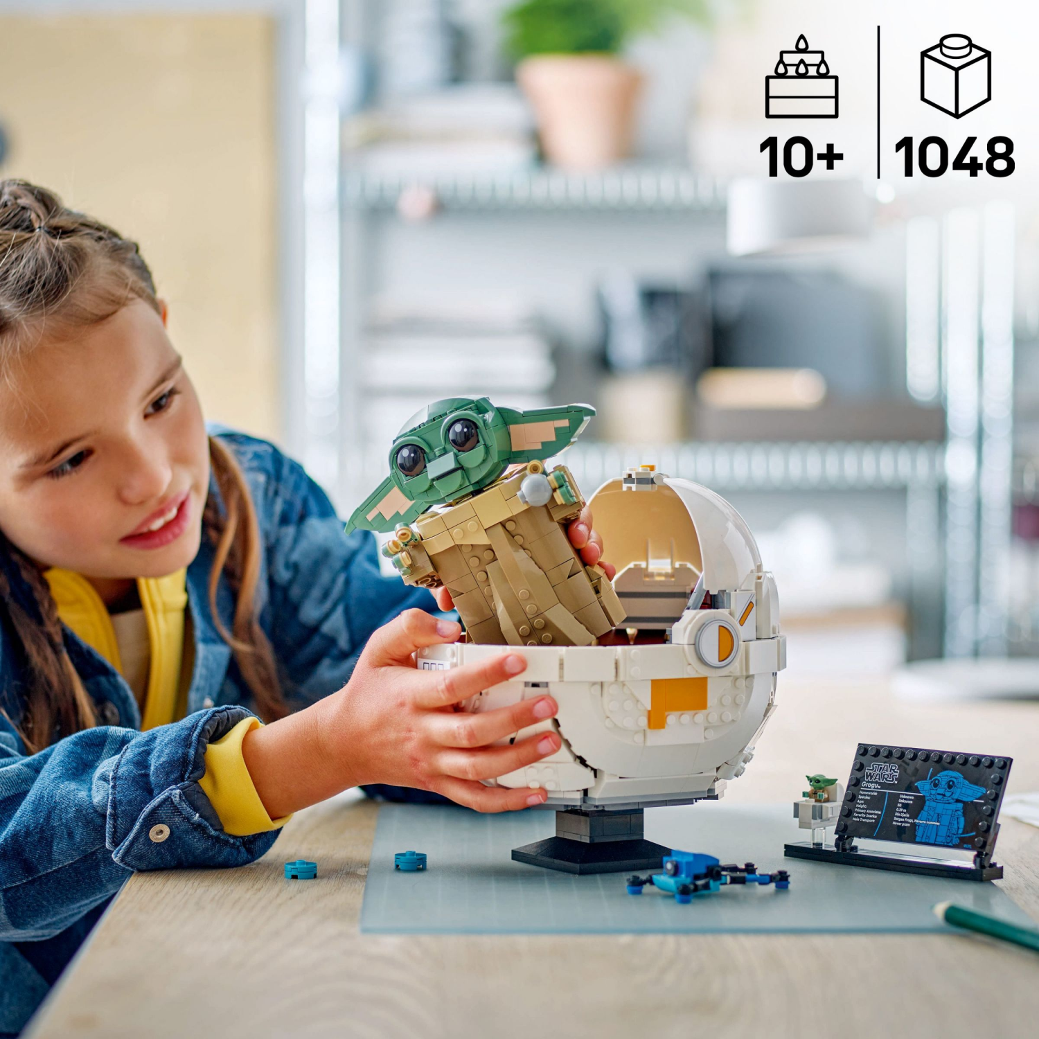 slide 2 of 6, LEGO Star Wars The Mandalorian: Grogu with Hover Pram Buildable Toy Figure 75403, 1 ct