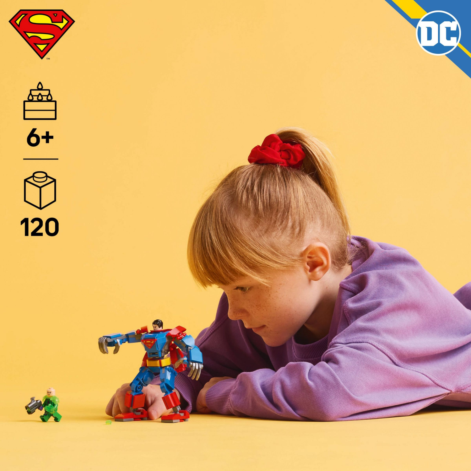 slide 2 of 6, LEGO DC Superman Mech vs. Lex Luthor Building Toy 76302, 1 ct