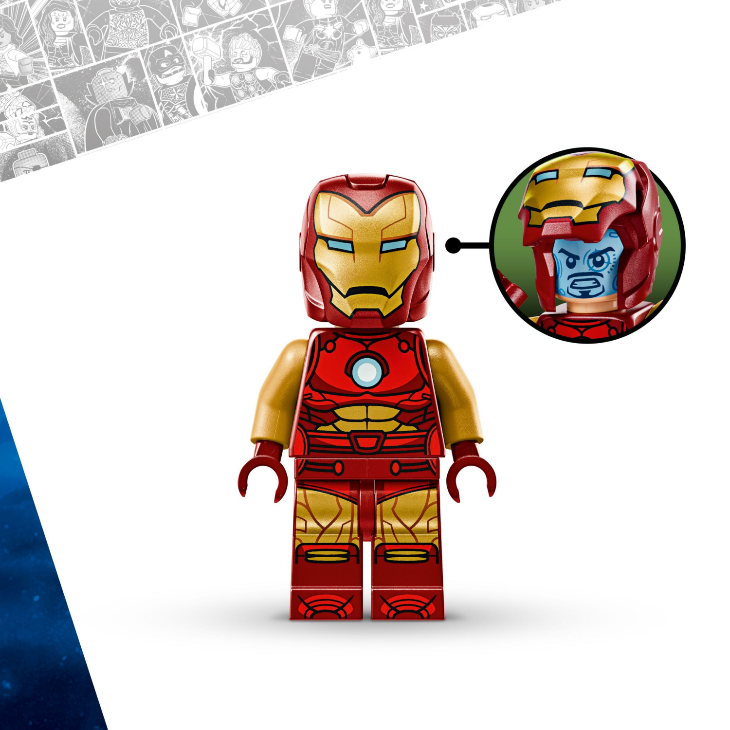 slide 4 of 6, LEGO Marvel Iron Man Mech vs. Ultron Building Toy Set 76307, 1 ct