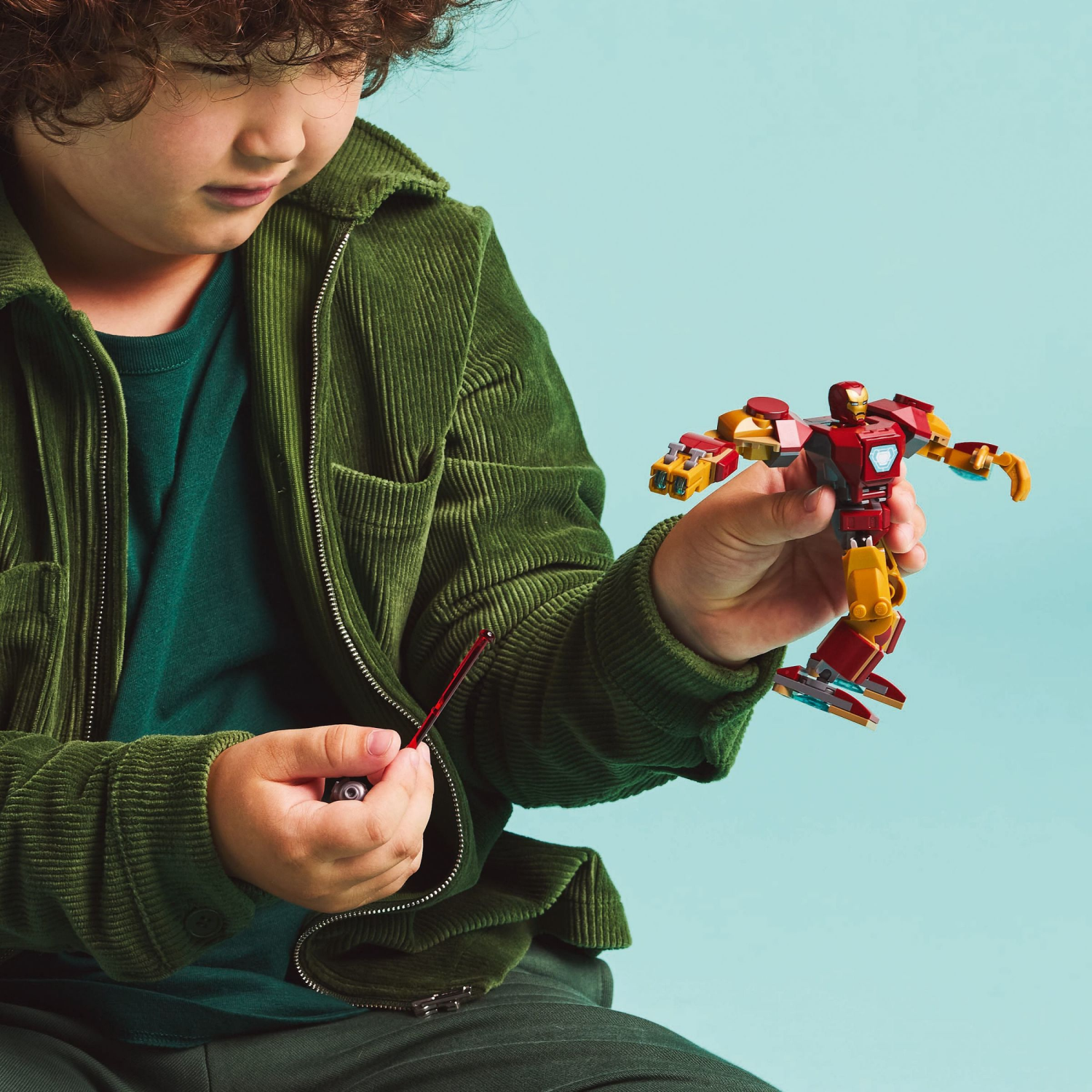 slide 5 of 6, LEGO Marvel Iron Man Mech vs. Ultron Building Toy Set 76307, 1 ct