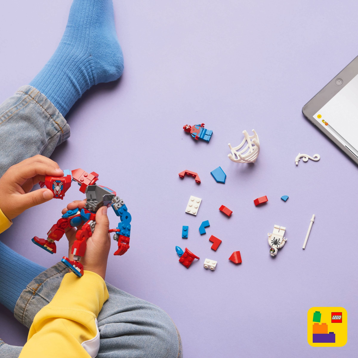 slide 3 of 6, LEGO Marvel Spider-Man Mech vs. Anti-Venom Building Toy Set 76308, 1 ct