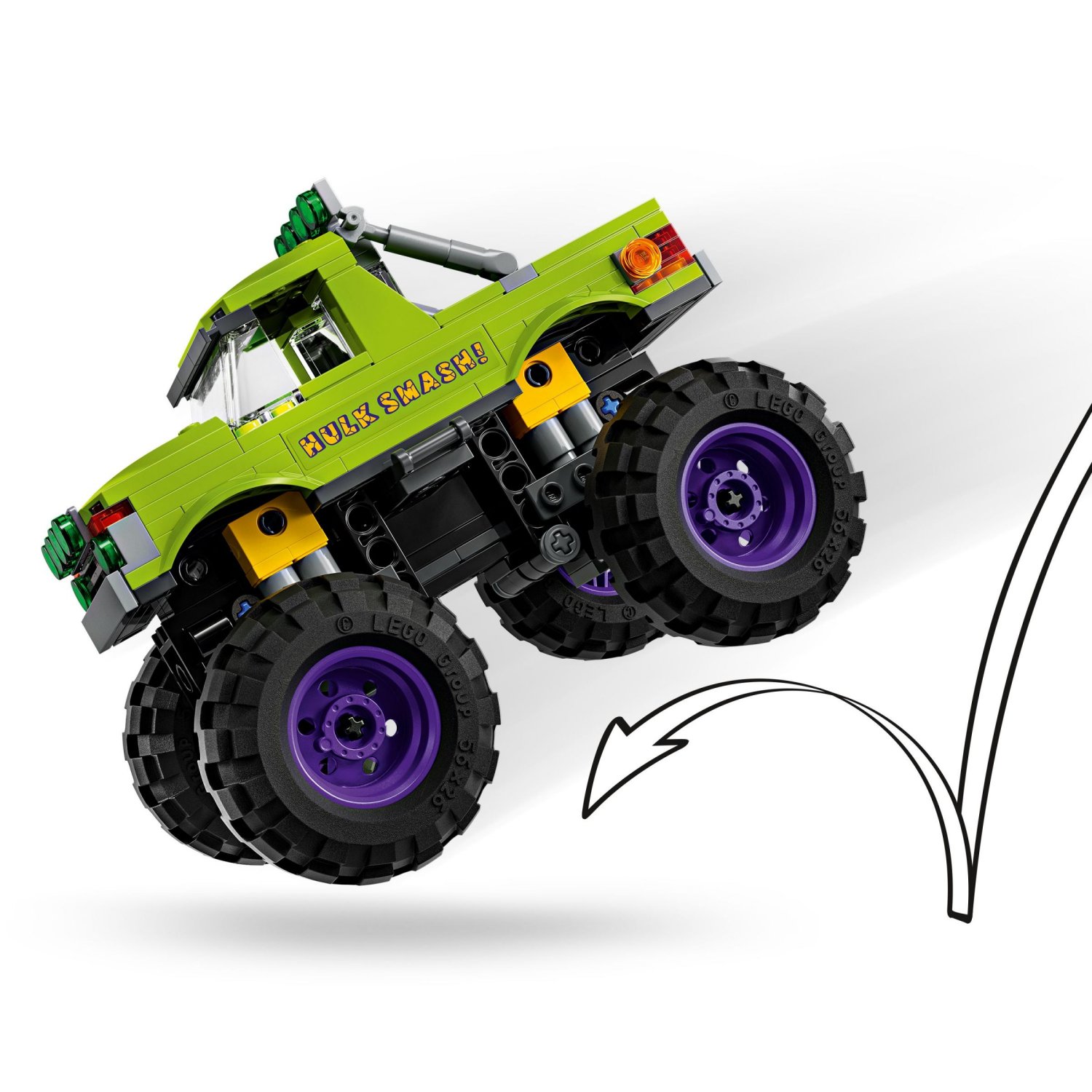 slide 3 of 6, LEGO Super Heroes Marvel The Hulk Truck vs. Thanos 76312, 1 ct