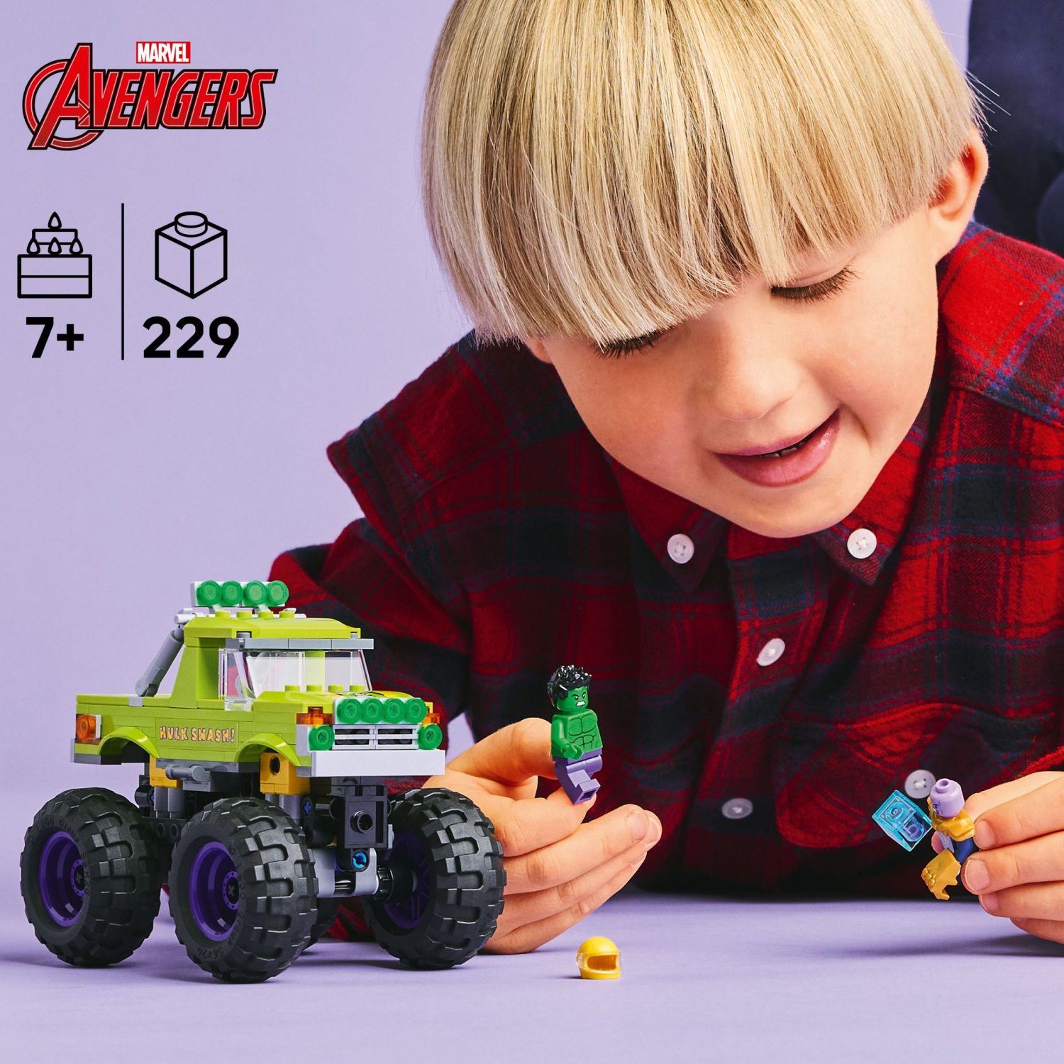 slide 2 of 6, LEGO Super Heroes Marvel The Hulk Truck vs. Thanos 76312, 1 ct