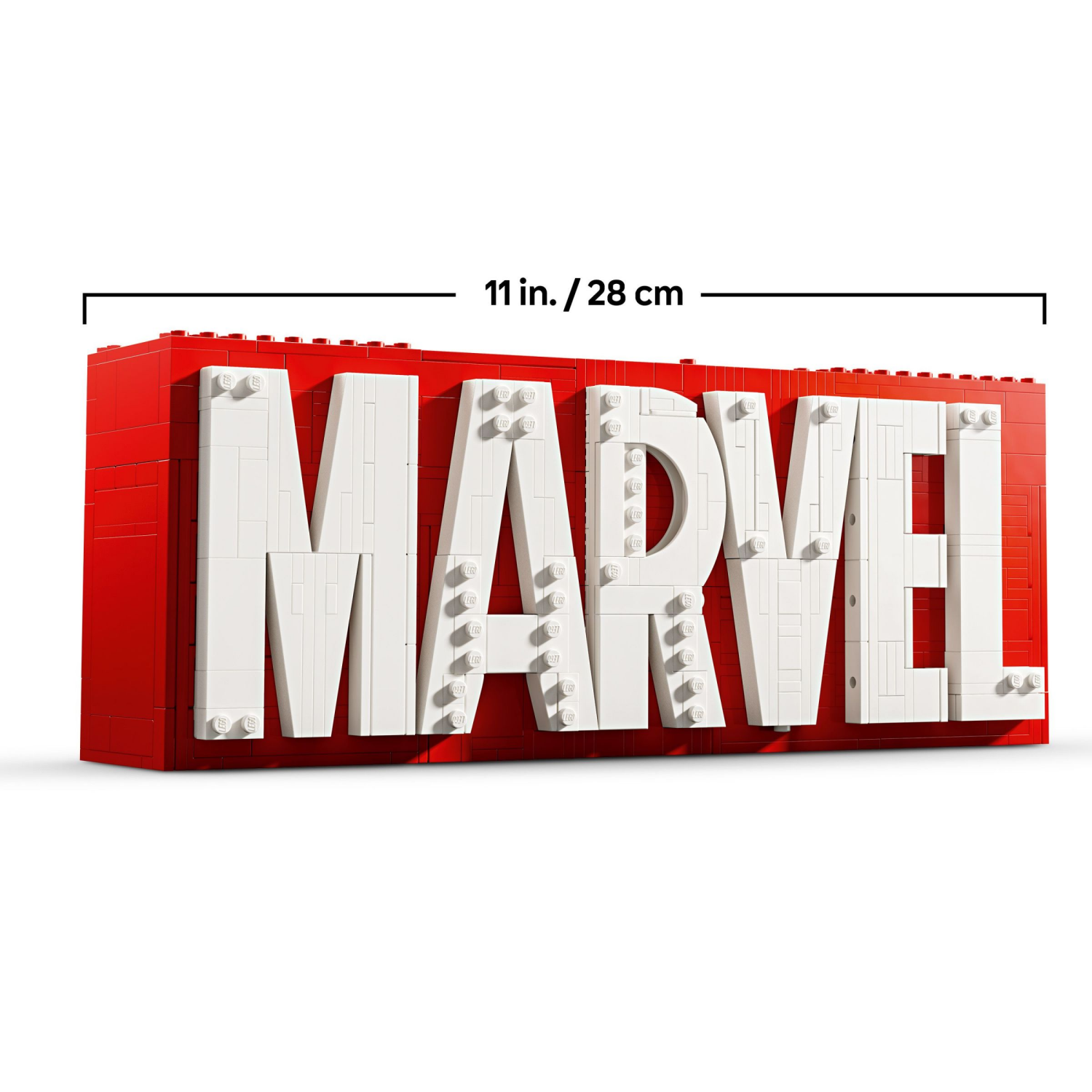 slide 3 of 6, LEGO Marvel: MARVEL Logo & Minifigures Building Toy 76313, 1 ct