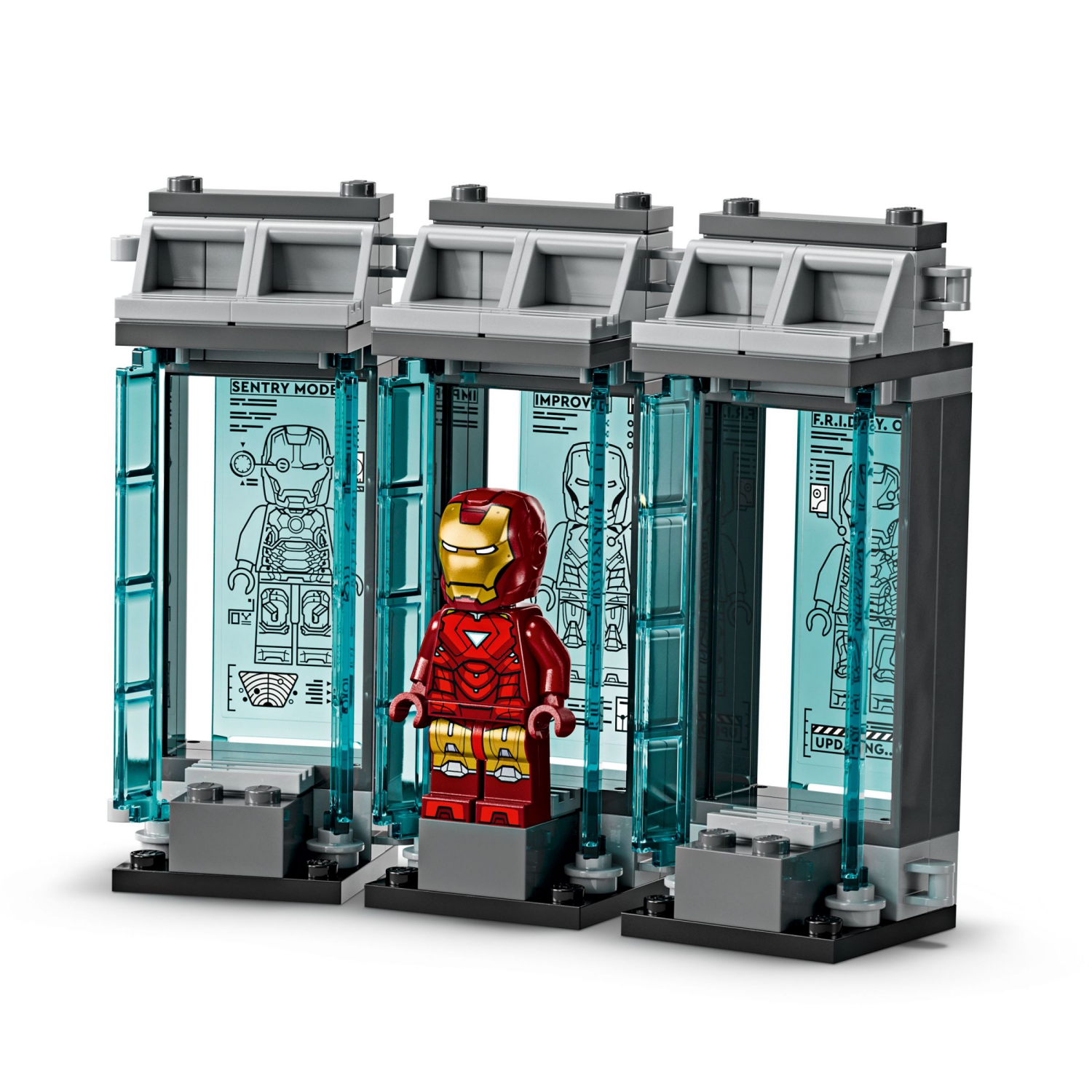slide 3 of 6, LEGO Super Heroes Marvel Iron Man's Laboratory: Hall of Armor 76315, 1 ct