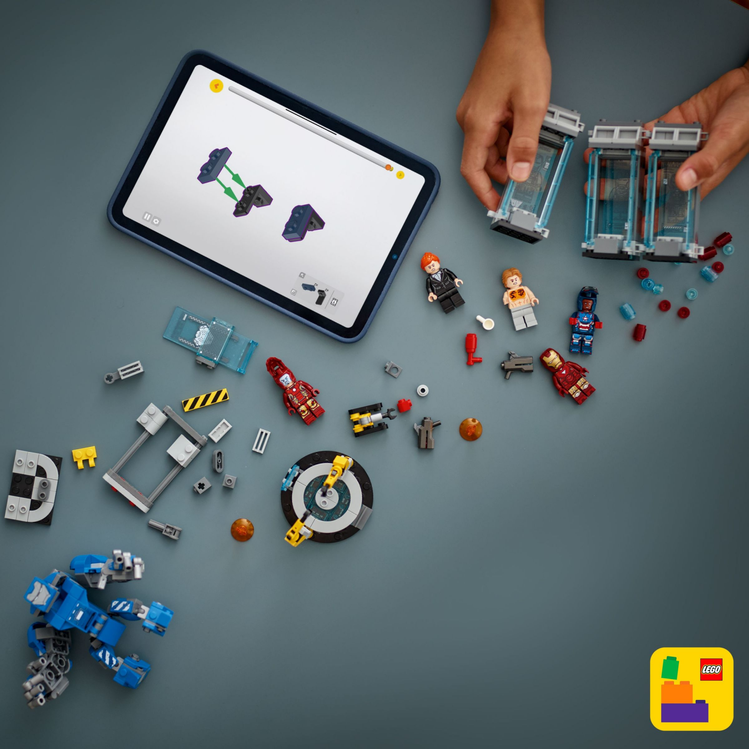 slide 6 of 6, LEGO Super Heroes Marvel Iron Man's Laboratory: Hall of Armor 76315, 1 ct