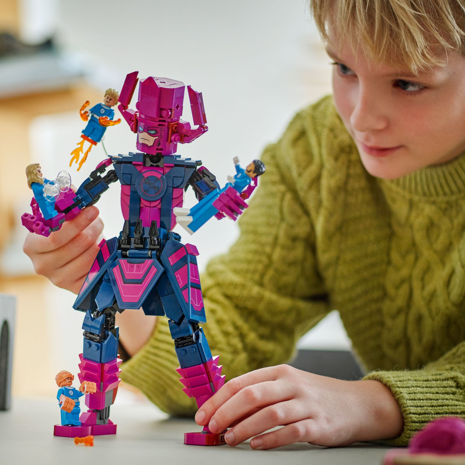 slide 5 of 6, LEGO Marvel Fantastic Four vs. Galactus Construction Figure 76316, 1 ct