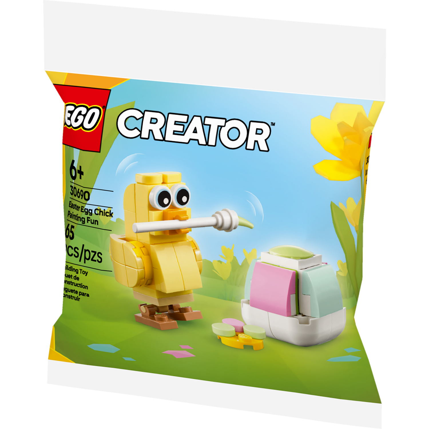 slide 3 of 5, LEGO Creator Easter Egg Chick Painting Fun Building Kit 30690, 1 ct