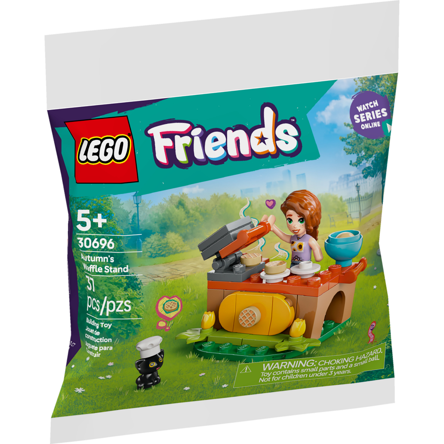 slide 1 of 5, LEGO Friends Autumn's Waffle Stand Building Toy 30696, 1 ct