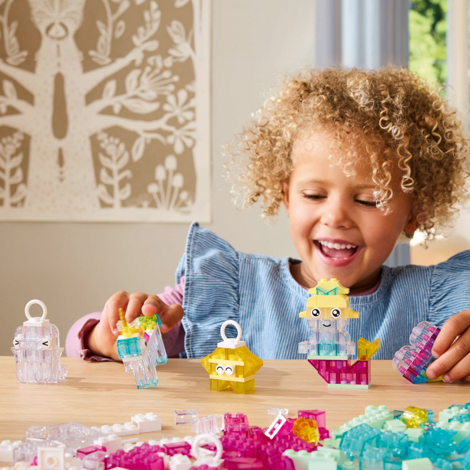 slide 3 of 6, LEGO Classic Magical Transparent Box Toy 11040, 1 ct