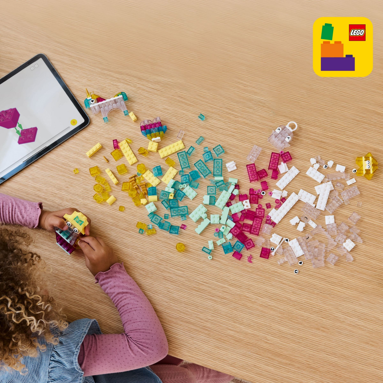 slide 6 of 6, LEGO Classic Magical Transparent Box Toy 11040, 1 ct