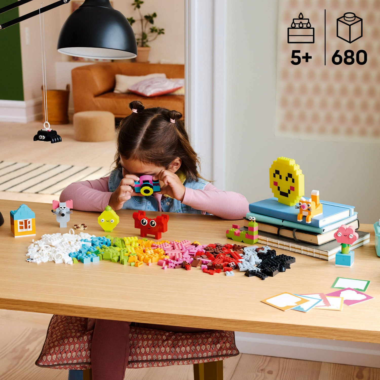 slide 2 of 6, LEGO Classic Creative Happy Box Building Toy Set 11042, 1 ct