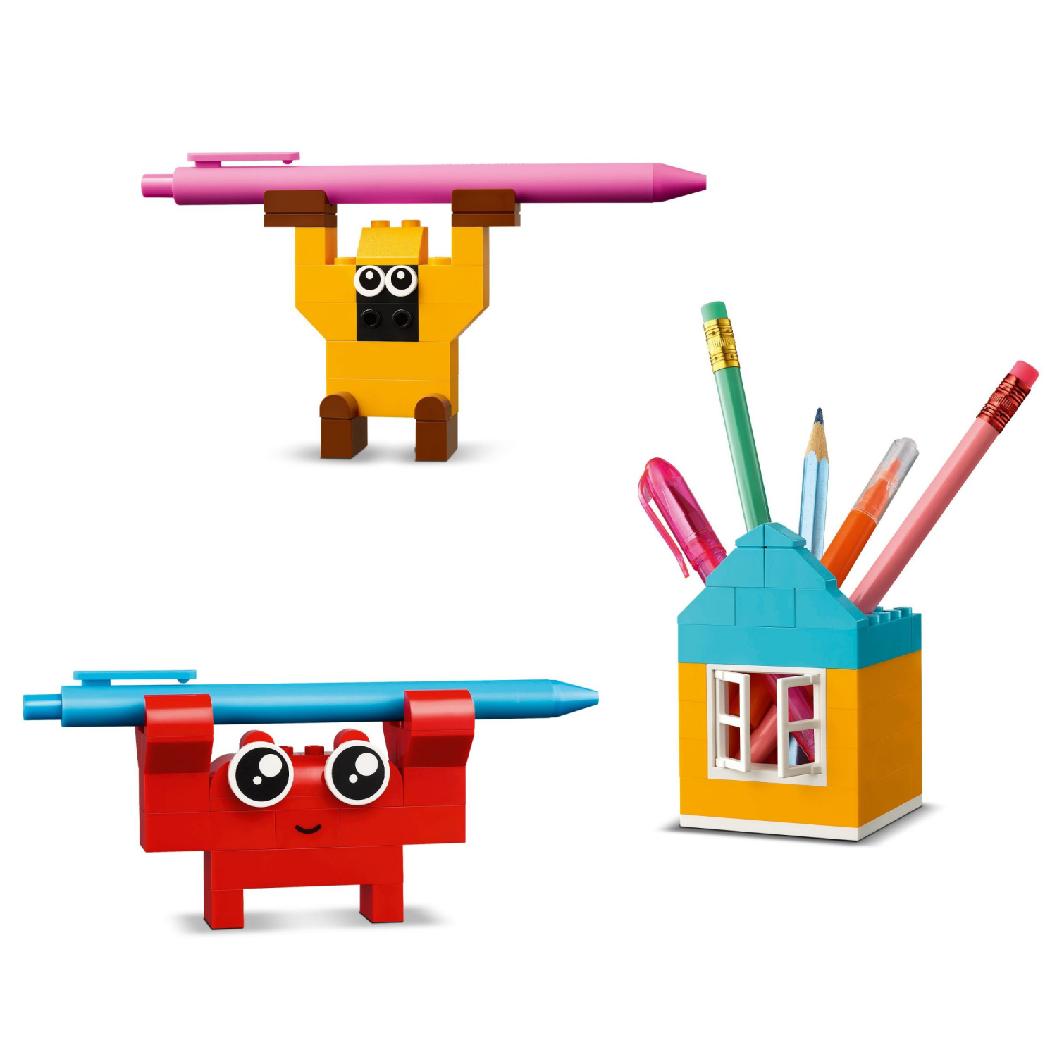 slide 4 of 6, LEGO Classic Creative Happy Box Building Toy Set 11042, 1 ct