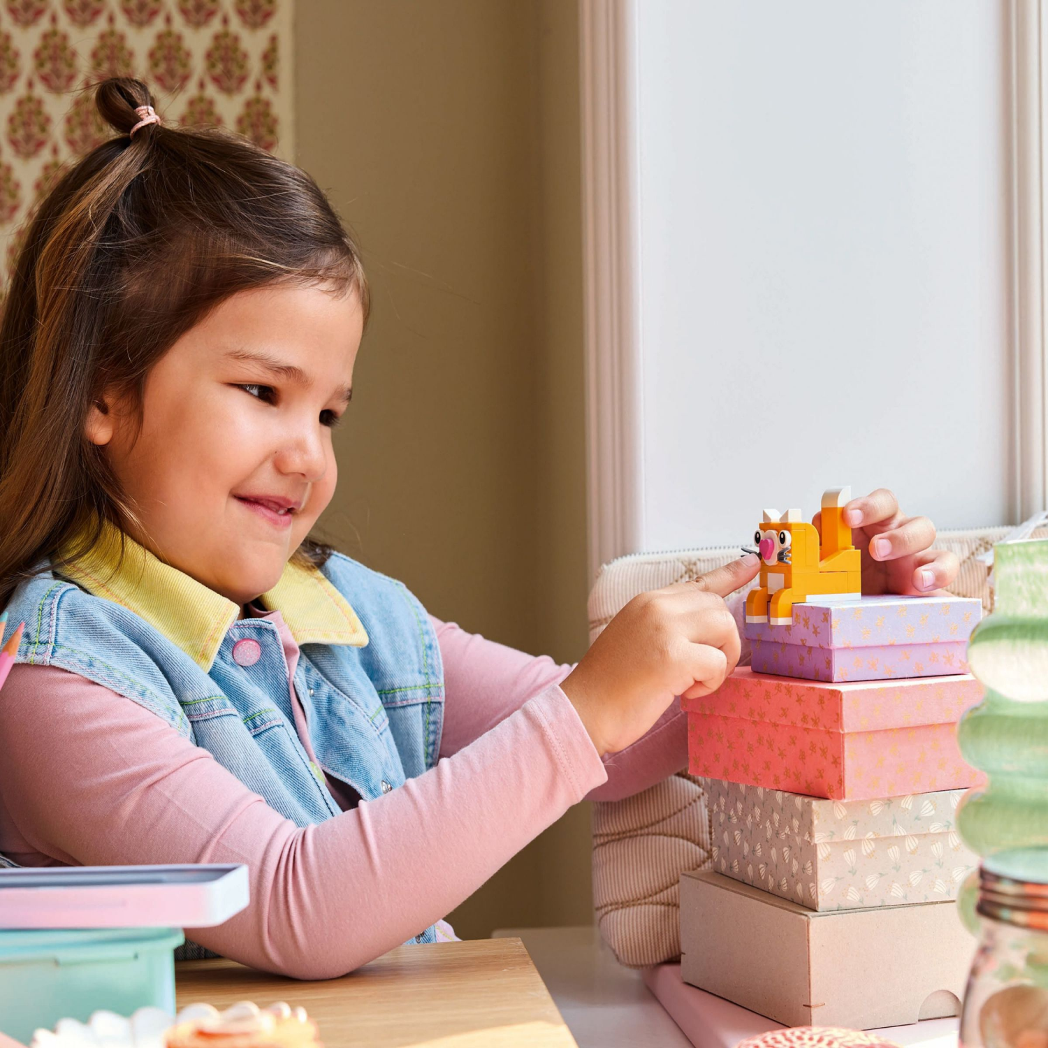 slide 5 of 6, LEGO Classic Creative Happy Box Building Toy Set 11042, 1 ct