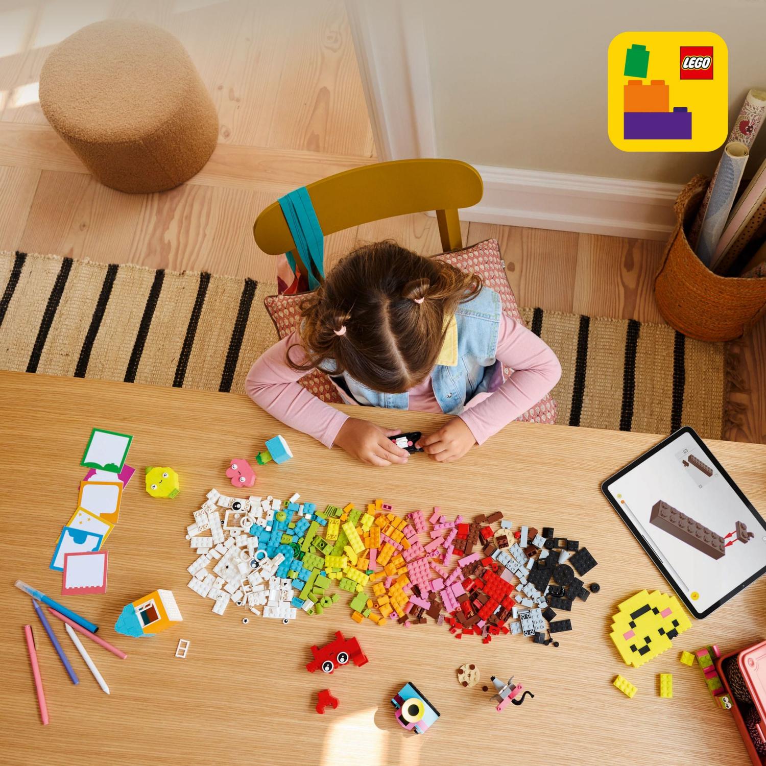 slide 6 of 6, LEGO Classic Creative Happy Box Building Toy Set 11042, 1 ct